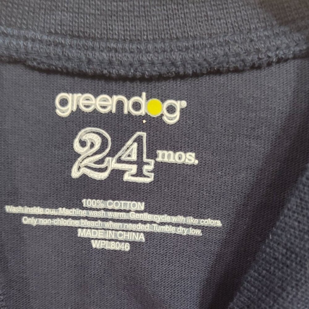 2 Greendog 100% Cotton Long-sleeved Y2K Boy's Shirts 24 Months NWT - Picture 9 of 10
